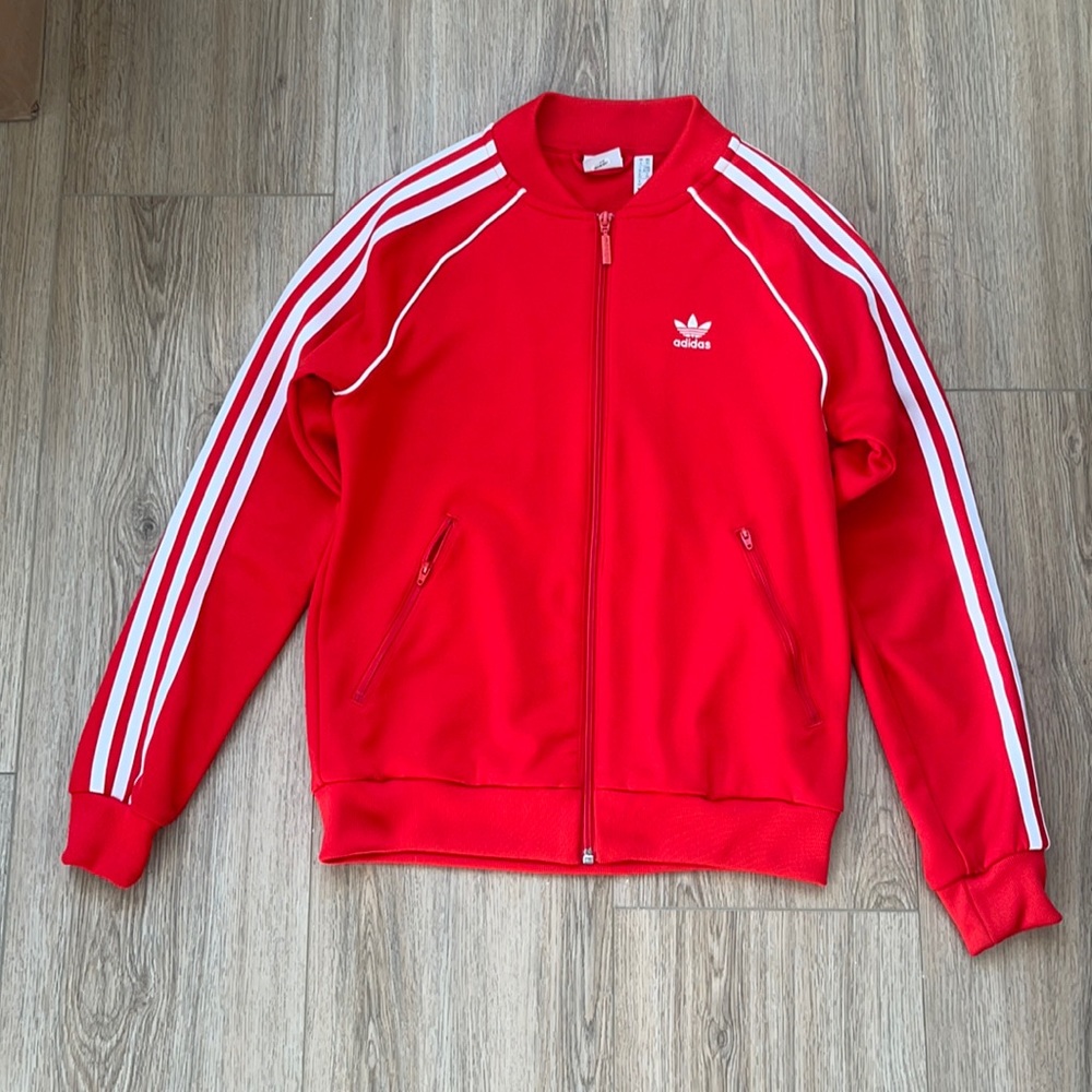 Adidas Red Track Jacket // Sz. XS // Like New